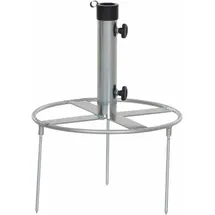 Siena Garden Schirmständer Metall Ø 40 cm Silber