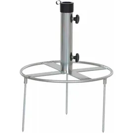 Siena Garden Schirmständer Metall Ø 40 cm Silber