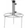 Siena Garden Schirmständer Metall Ø 40 cm Silber