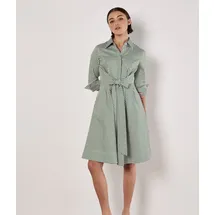 Apricot Minikleid gestreift Grün 36