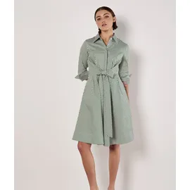 Apricot Minikleid gestreift Grün 36