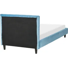 Beliani Fitou 90 x 200 cm Hellblau