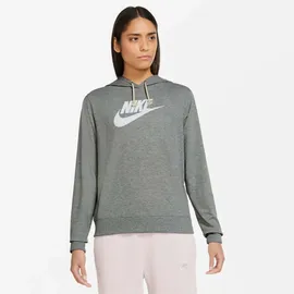 Nike Sportswear Gym Vintage Hoodie Damen dk grey heather/white M