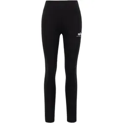 Leggings ALPHA INDUSTRIES "Alpha Industries Women - Leggings Basic Leggings SL Women", Damen, Gr. XS, Normalgrößen, schwarz, Obermaterial: 95% Baumwolle, 5% Elastan, Hosen