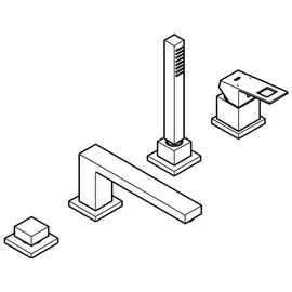 Grohe Eurocube supersteel