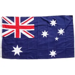 Fahnen-Shop Axel Bach Flagge Australien 90 x 150 cm Fahne mit 2 Ösen 100g/m2 Stoffgewicht Hissflagge Hissen