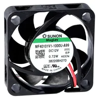 Sunon MF40101VX-1000U-A99 Axiallüfter 12 V/DC 16.81 m3/h (L x B x H) 10 x 40 x 40mm