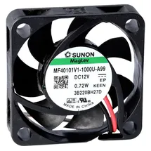 SUNON MF40101VX-1000U-A99 Axiallüfter 12 V/DC 16.81 m3/h (L x B x H) 10 x 40 x 40mm