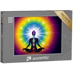 puzzleYOU Puzzle Yoga Energie-Effekte, 100 Puzzleteile, puzzleYOU-Kollektionen Chakra, Menschen