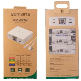 4smarts Desk Charger GaN DIY MODE 130W, weiß