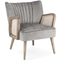 BIZZOTTO Poltrona Virna Silber