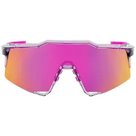 100% Speedcraft Polished Translucent Grey 60007 17 Purple Multilayer Mirror Lens