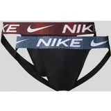 Jockstrap mit elastischem Label-Bund im 3er-Pack, Black, XL