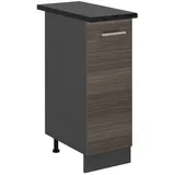 Vicco Apothekerschrank R-Line, Edelgrau/Anthrazit, 30 cm, AP Anthrazit