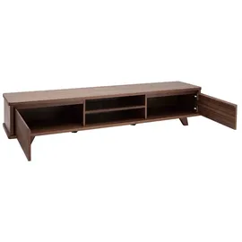 miliboo Fifties TV-Lowboard 180 cm Nussbaum Holz
