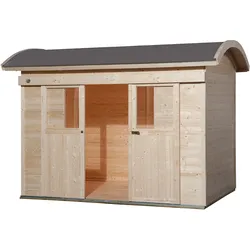 Schiebetürhaus 228 21 mm Weka -naturbelassen - 50 % Rabatt auf Dacheindeckung