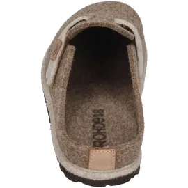 ROHDE Damen Pantoffel Filz Hausschuh Klettverschluss Wechselfußbett D.Meran 6812, Größe:38 EU