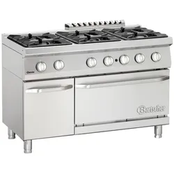 Gastro Bartscher Gasherd Serie 700 Classic, 6 Flammen - Standgerät