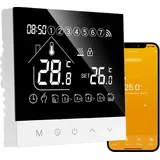 CHSGD Thermostat Fussbodenheizung für Kessel Smart WiFi Programmierbar Raumthermostat für Boiler/Gas Fußodenheizung Heizen&Kühlen Tuya Display Touchscreen Heizungsthermostat für Google Home,Alexa 3A