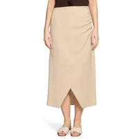 Cartoon Wickelrock Damen Beige 44