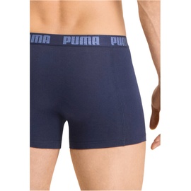 Puma Herren Boxer Shorts im Vorteilspack - Everyday Boxers, Cotton Stretch, einfarbig Dunkelblau S