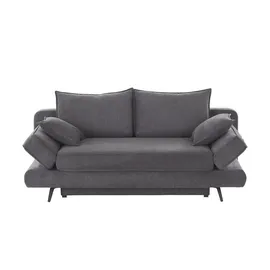 bobb Schlafsofa Henny de Luxe ¦ grau ¦ Maße (cm): B: 206 H: 91 T: 110.0