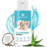 Wahre Tierliebe Hundeshampoo - Rückfettend mit Optimalem PH-Wert und Ohne Silikone | Kokosnuss-Extrakt & Aloe Vera | Hundeshampoo gegen Geruch und Schmutz | Fellpflege Hund Made in Germany, 500ml