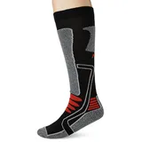 F-Lite F Lite Unisex Feet Motorcycling High Man Socken mehrfarbig Schwarz/Rot 43-46