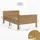 Homestyle4u Komfortbett 140 x 200 cm Braun