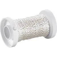 Brunnen 216482902 Bouilloneffektdraht 50 m Ø 0,25 mm silberfarben