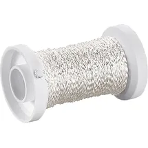 Brunnen 216482902 Bouilloneffektdraht 50 m Ø 0,25 mm silberfarben