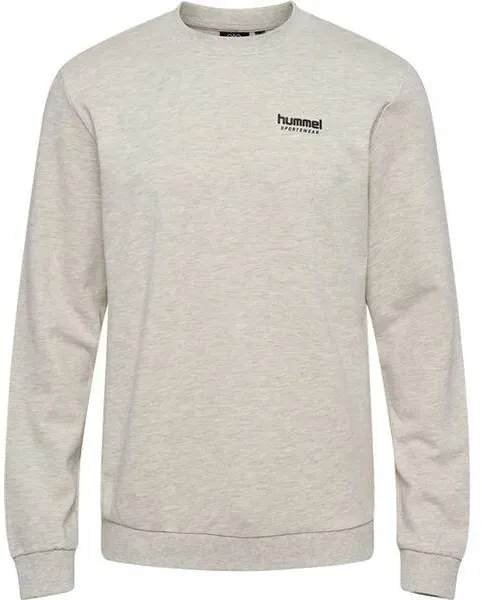 HUMMEL Herren Sweatshirt hmlLGC GABE SWEATSHIRT, TOFU MELANGE, S