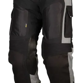 Modeka AFT Air Textilhose wasserdicht - Grau/Schwarz - S