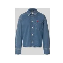 Opus Jeansbluse Falentine Blau 36