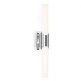 Briloner Leuchten - LED Badleuchte, Badlampe IP44, Badezimmerleuchte 11 Watt, 1300 Lumen, 4000 Kelvin, Chrom-Weiß, 470x65x68mm (LxBxH)