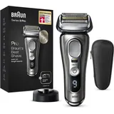 Braun Elektrorasierer Series 9 Pro Premium Rasierer Herren Scherkopf Elektrorasierer Trimmer, Aufsätze: 1, SmartClick-Präzisionstrimmer - Braun