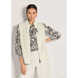 Madeleine Strickjacke Modische Weste mit Grobstrick-Design Weiß 36