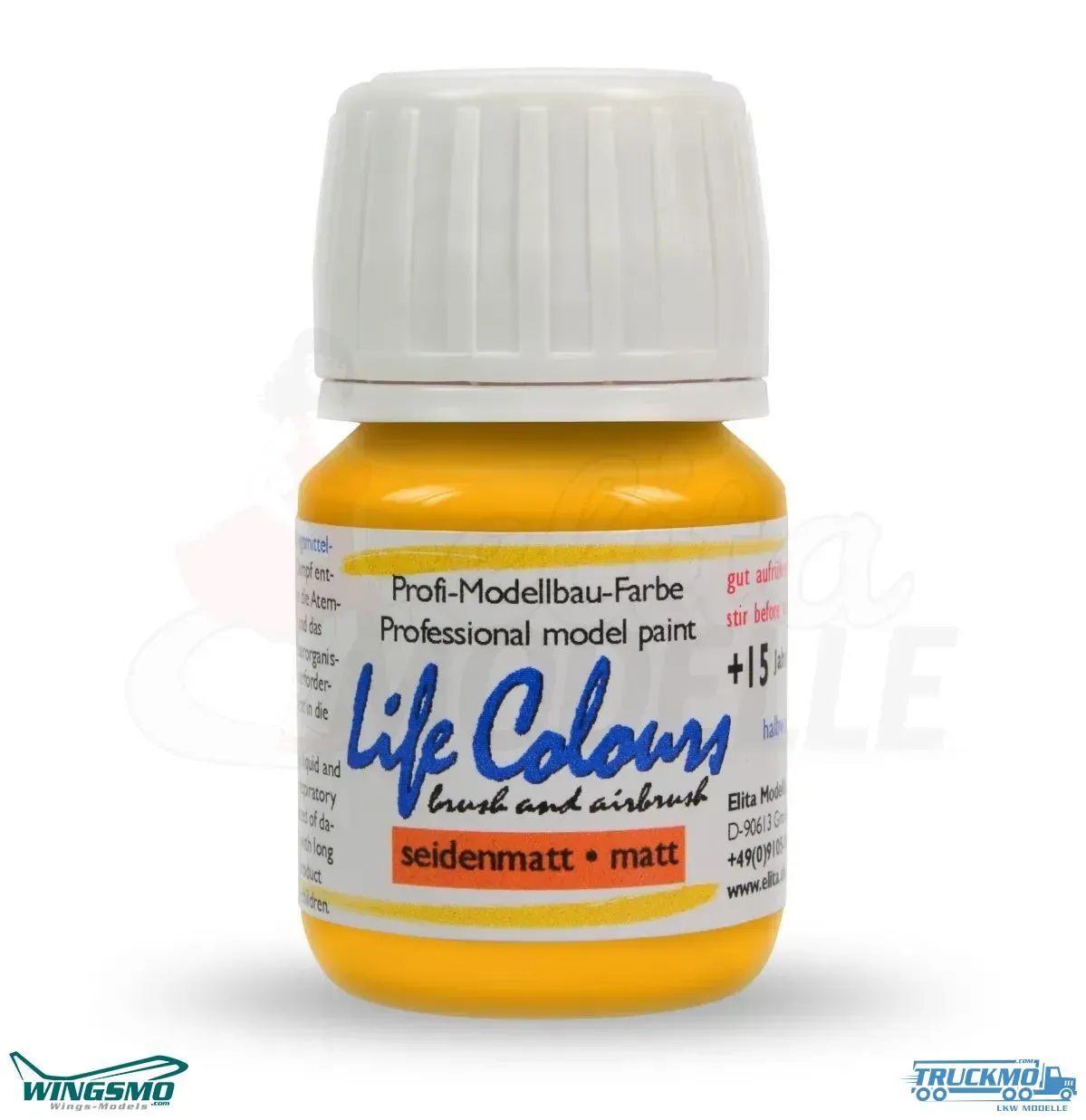 Elita Farben Life Colours RAL 1028 Melonengelb