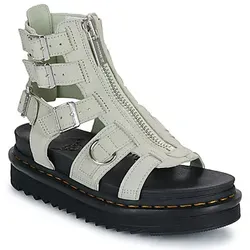 Dr. Martens  Sandalen Olson Smoked Mint Tumbled Nubuck  in Beige, 39