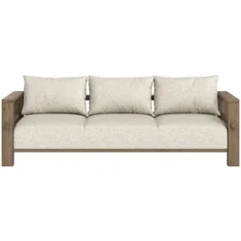 Karup - Bare Schlafsofa Kiefer carob braun (106) / soft chalk, (640)