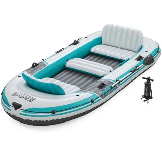 BESTWAY Hydro Force Schlauchboot Komplett-Set Adventure Elite X5 364 x 166 x 45 cm