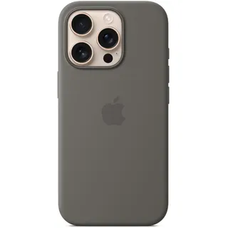 Apple Silikon Case mit MagSafe - Steingrau
