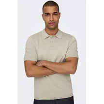 Only & Sons Poloshirt "Onswyler" in Beige - L