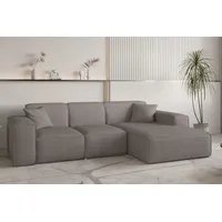 Fun Möbel Ecksofa Designersofa CELES PREMIUM in Stoff Scala
