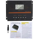 Solarladeregler 12 V 24 V 80 A Solar80 Auto PWM Solarpanel Laderegler LCD-Anzeige