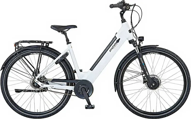 Prophete E-Bike Geniesser 2.0, 28 Zoll, Frontmotor, Reichweite bis 100 km, LCD-Display, Rahmenhöhe 48 cm