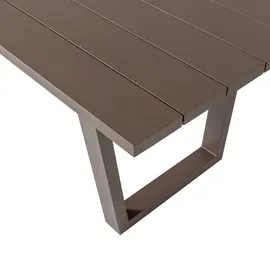Woood Gartentisch 240 x 87 x 75 cm Braun