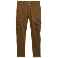 Tom Tailor Tapered Sweat Cargo Hose Braun 30 32