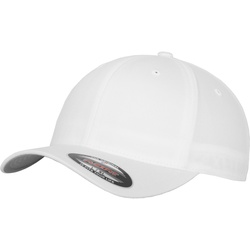 Flexfit® Wooly Combed Bacecap mit Flexband für eine optimale Passform, white, Youth