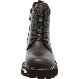 2 Go Fashion Schnürstiefel schwarz, - Schwarz - 36